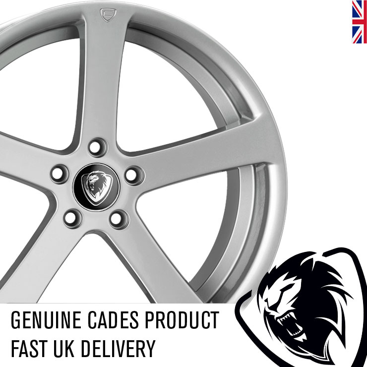 Cades Apollo Alloy Wheels 19 inch 5x112 (ET40) Silver crest x 4